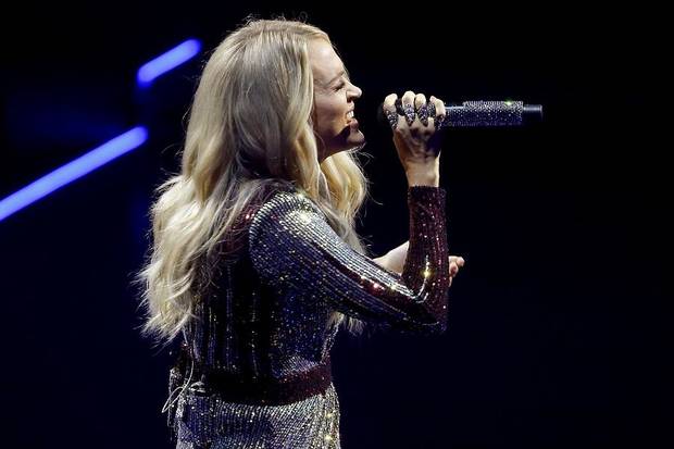 Carrie Underwood performs inside Chesapeake Energy Arena during her "Cry Pretty Tour 360" in Oklahoma City, Wednesday, Sept. 25, 2019. Underwood was one of the headliners at the 2020 CMA Music Fest in Nashville, Tennessee. [Bryan Terry/The Oklahoman Archives]