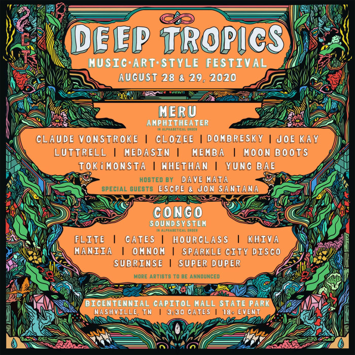 Deep Tropics 2020 lineup