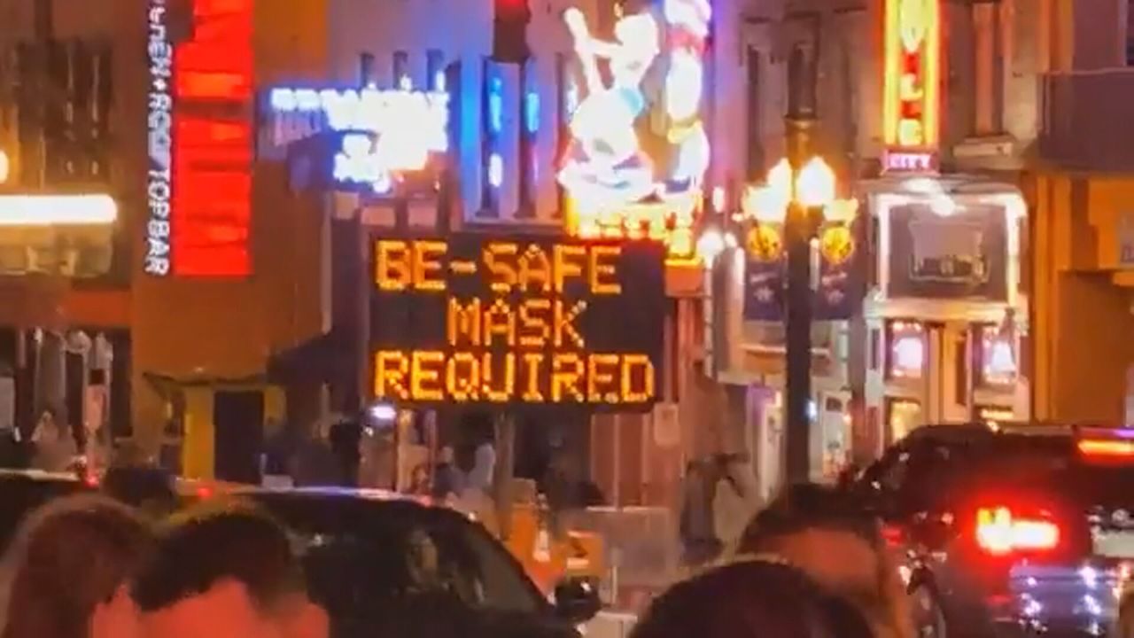 masks - downtown - broadway