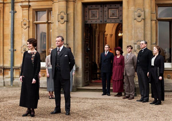 A publicity photo from PBS series “Downton Abbey.”