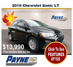 Payne Chevrolet Sonic P7589