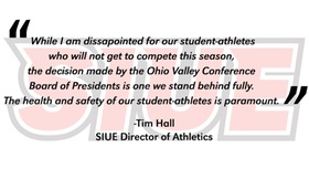 Statement from Director of Athletics Tim Hall