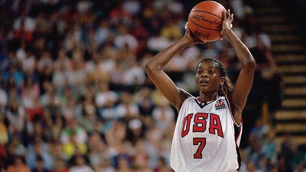 Sheryl Swoopes at the Sydney Olympics, 2000